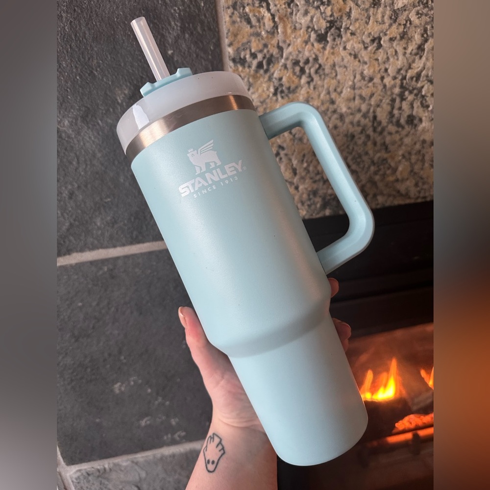 40 oz Limited Edition Aqua Stanley Adventure Quencher Tumbler